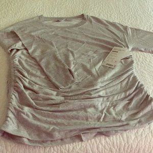 Athleta drishti ruched sweatshirt